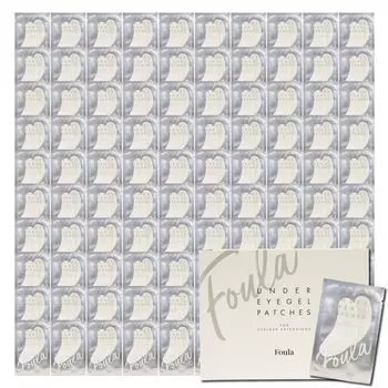 Foula Under Eye Gel Patch 100 pairs Eye care while treatment Gentle for sensitive skin