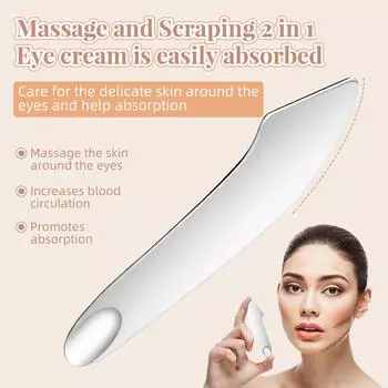 Foundation Make-up Shovel Makeup Color Mixing Stick Color Mixing Scraper Stainless Steel Skin Care Scraping Scoop Application