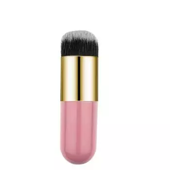 Foundation Makeup Brushes Chubby Voodoo BB Cream Powder Blush Synthetic Hair Facial Contour Cosmetic Beauty Tools, 1 piece, 3) Pink gold
