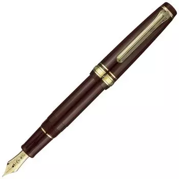 Fountain Pen Professional Gear Slim Mini Gold Fountain Pen B Bold Marun 11-1303-632