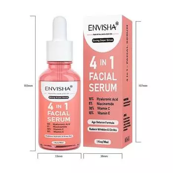 Four in One Essence 4-в-1 сыворотка увлажняющая и увлажняющая жидкая эссенция для кожи 30ml