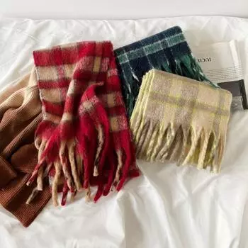 Four Seasons Available New Women S Versatile Haircoat Imitation Cashmere Scarf Warm Medium Scarf Shawl 40*210cm