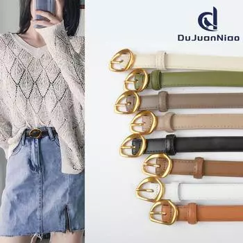 Four Seasons Available Retro Belt Business Fashion Paired With Jeans Casual Denim Suit Skirts With Women S Belt 105cm