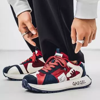 Four Seasons Douyin 2025 Guochao Chinese Style Loafers Men s Beggar Live Broadcast Breathable Tide and Platform Sneakers 39 чёрный