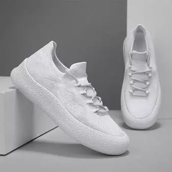 Four seasons flying woven breathable 450 small cage bag coconut shoes thick-soled tooling live broadcast outdoor men s socks shoes tide Douyin 39 чёрный