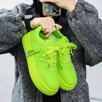 Four seasons leather low-top board shoes solid color lace-up tooling men s shoes Hong Kong style casual white shoes 39