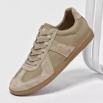 Four Seasons натуральная кожа вулканизированная прогулочная обувь универсальные мужские теннисные кроссовки мужские классические модные мужские повседневные туфли 38 бежевый