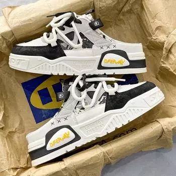 Four Seasons New Men s Shoes, Comfortable, Soft-Soled, Breathable, Non-Slip, Anti-Odor Mesh, Thick-Soled, Lightweight, Casual and Versatile, 41