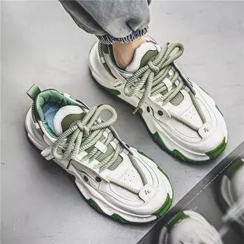 Four seasons niche leather breathable sports board shoes retro Hong Kong style casual shoes Douyin live broadcast tooling outdoor shoes 39