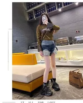 Four Seasons Rubber Women s Business Shoes Lace-up Low Top (Top Height Less than) Thick Bottom 35 чёрный