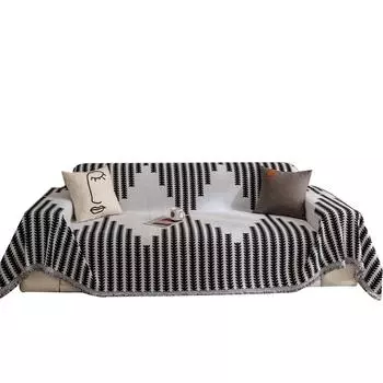 Four Seasons Universal Chenille Sofa Towel Simple Ins Style Sofa Cover Anti-slip Anti-cat Scratch High-end Sofa Cushion 180*130cm