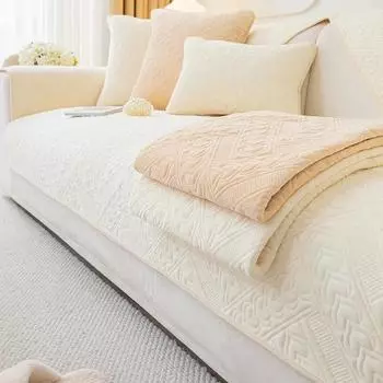 Four Seasons Universal Гостиная Нескользящая Диванная Подушка Осенне-Зимний Чехол для Дивана Полотенце Ткань Бархатная Диванная Подушка 45x45cm pillowcase