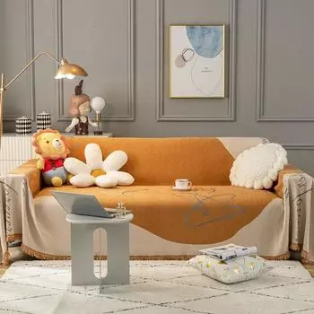 Four Seasons Universal Ins Wind Chenille Jacquard Sofa Towel Modern Simple Sofa Full Cover Towel 180*130cm