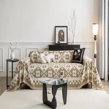 Four Seasons Universal Simple Modern Sofa Towel Non-Slip Anti Cat Claw Sofa Cover Cover Sofa Cover Towel Fabric Sofa Blanket 180X130