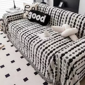 Four Seasons Universal Sofa Cover Cover All-inclusive Universal Cover Towel Blanket Winter Sofa Towel Full Cover Cloth 180X90CM