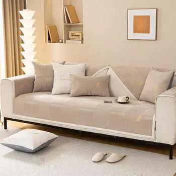 Универсальная подушка для дивана Four Seasons, шенилловая подушка для дивана, современный нескользящий чехол для дивана Four Seasons Simplicity 70*70cm