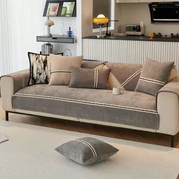 Четыре сезона универсальная подушка для дивана новая шенилловая подушка для сиденья дивана легкая роскошная высококачественная ткань для чехла дивана 70*70cm