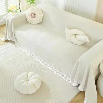 Four Seasons Universal Sofa Towel Non-slip Sofa Cushion All-inclusive Universal Sofa Cover Cover 130*180cm бежевый