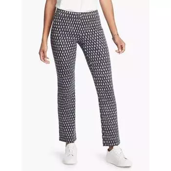 Four-Sided Stretch Houndstooth Print Fashion High Waist Casual Pants Black printed apricot white houndstooth XXL