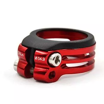 FOURIERS Seatpost Clamp Seat Clamp Red seatpost clamp red 31.8mm