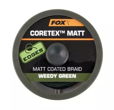 FOX Harris Edges Matte Coretex Weedy PE 20m 15lb Green 3.75 (6.81kg) зелёный