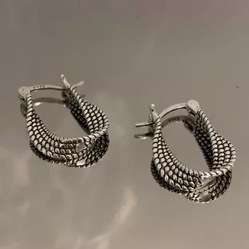 Foxanry предотвращают аллергию, винтажные серьги ручной работы для женщин, пары, модные простые геометрические украшения, подарки