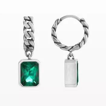 Foxanry сверкающие синие серьги с цирконием, очаровательные серьги для женщин и девочек, изысканные простые линии, модные вечерние ювелирные изделия, подарки