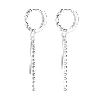 Foxanry винтажные креативные серьги с кисточками, очаровательные женские модные простые геометрические украшения ручной работы для девочек, подарки