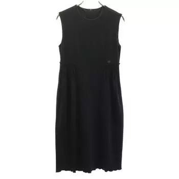 FOXEY NEW YORK made in Japan No sleeve one piece 38 black Women Used