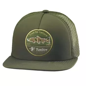 Foxfire 5522211 Fishing Smooth Free Size Cap, Men s, Olive, оливковый