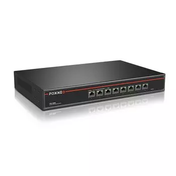 FOXNEO 10Gbps Switching Hub Equipped with 8 ports 10G Switching hub for individuals and homes 10Gb auto negotiation Equipped with high quality cooling чёрный