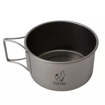 FOXTAIL Titanium Deep Sierra Cup 450 мл Мини-плитка Rocky Cup Ball Pot Маленькая кастрюля Легкая Высокая прочность