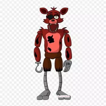 Foxy Fnaf рисунок всего тела Five Nights At Freddy s 2 Five Nights At термопереводные картинки для одежды, футболка, сумка, теплопередающие наклейки, железные нашивки