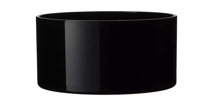 FOYER 2300012BK Unbreakable Vase, Flower Base, Polycarbonate, Stylish, Height 3.9 inches (10 cm), Width 7.9 inches (20 cm), Small