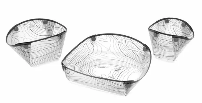 Fozzils Foldable Tableware Set Snapfold Solo Pack Gray 295-22002/1899073 серый