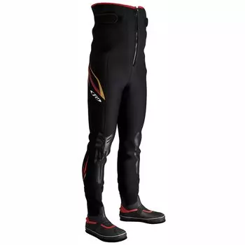 FP Slim Waders Chloroprene Thick Felt Sole Felt Spike Sole Fishing Outdoor Ayu Fishing Mountain Stream Fishing FINAL PERFECTION 5612 Pin [Excel] 4.0m чёрный