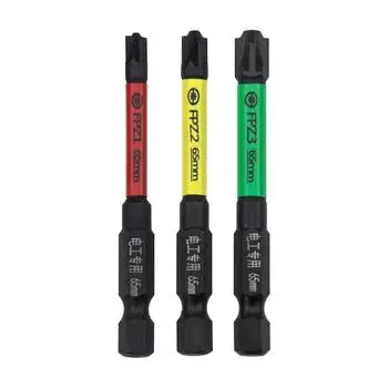 FPZ1 FPZ2 FPZ3 Бита для отвертки HRC63 ° Твердость Кобура Изолированная Магнитная 65mm FPZ1