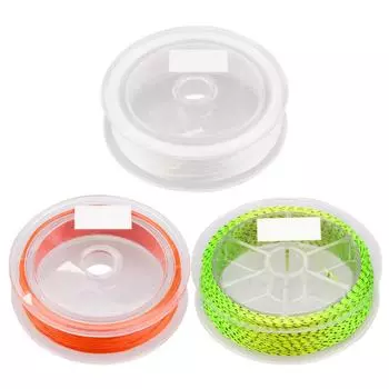 fr 50 м 20/30 фунтов Подложка для нахлыста 8 плетеных невощеных рыболовных снастей White 20LB