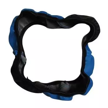 fr Чехол на руль из углеродного волокна, эластичный протектор, часть для украшения автомобиля синий