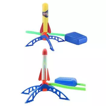 fr Ножной насос Пусковая игрушка Воздушное давление Дизайн Наука Образование Игрушка для мальчиков Gi Launcher + 1 normal gun