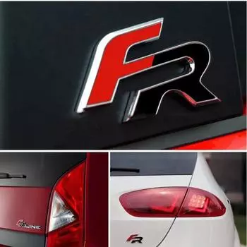 FR Racing Флаг Металлическое Окно Эмблема Печать Лев FR+Cupra Ibiza Altea Exeo Formula Racing Design A