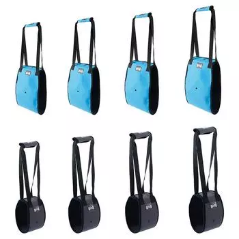 fr Упряжь для поддержки собак для передних и задних ног Подъемная реабилитационная переноска домашних животных A S синий