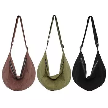 fr Вельветовая сумка для поездок на работу, модная женская сумка-тоут, повседневная, элегантная, для выходных, каникул коричневый