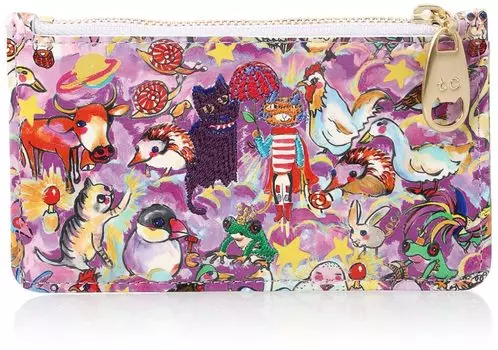Фрагментный чехол мини-кошелек Лесные животные [Tsumori Chisato]