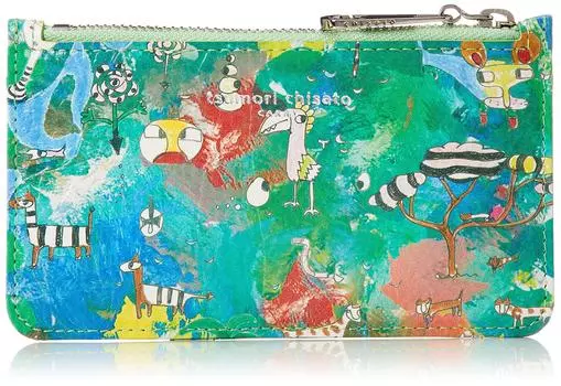 Фрагментный чехол на шею кошелек камуфляж Safari Green [Tsumori Chisato] женский