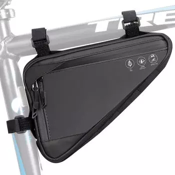 Frame bicycle large top tube open on both can be mounted on the front and for road mountain triangle strap reflective storage of small easy to install