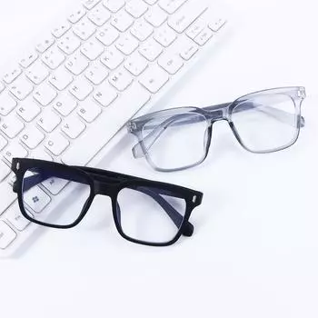 Frame Leopard Print Korean Computer Eyewear Fake Glasses Women Eyeglasses Black Frame Eyeglasses чёрный/белый