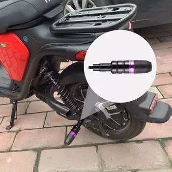 Frame Sliders Muffler Slider Protective Cover 2pcs Anti Crash Frame Sliders 8mm Bolt Modified Exhaust Frame Sliders Anti Crash красный