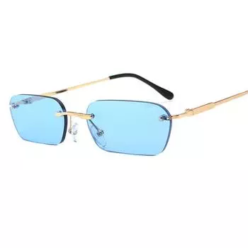 Frameless Sunglasses, Trendy Street Photography Glasses For Men And Women, Retro Round Frame Sunglasses For Men