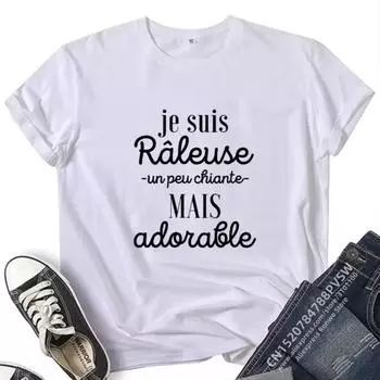 France Funny Letter Graphic Women T-shirt Girl Y2K Harajuku Black Pink Red New Tee Tops Female 90S Casual O Neck Clothes S